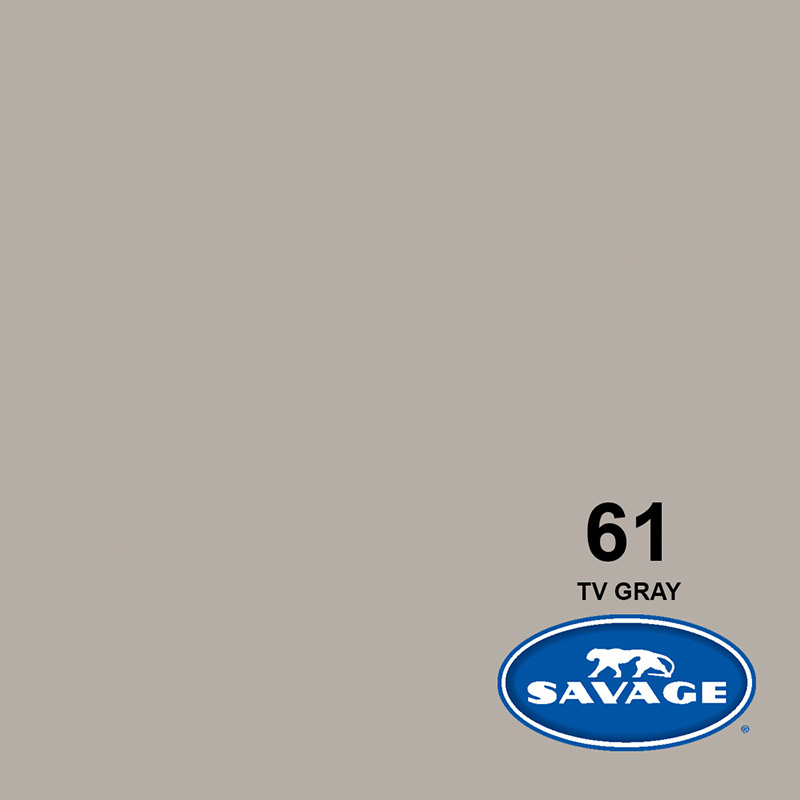 Ciclorama de Papel SAVAGE 2.72x11mts. #61 TV GRAY