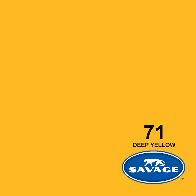 Ciclorama de Papel SAVAGE 2.72x11mts. #71 DEEP YELLOW