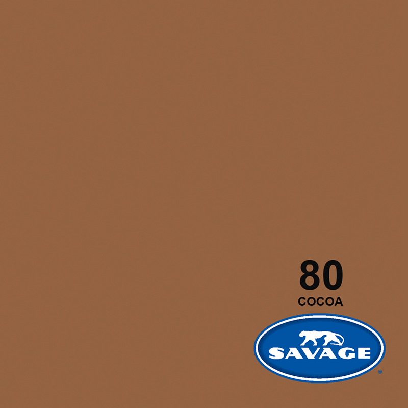 Ciclorama de Papel SAVAGE 2.72x11mts. #80 COCOA