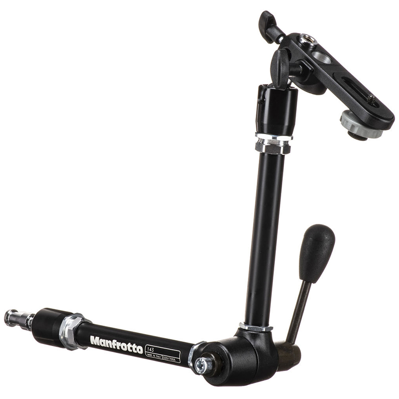 Brazo Mágico Manfrotto 143A con Soporte para Cámara