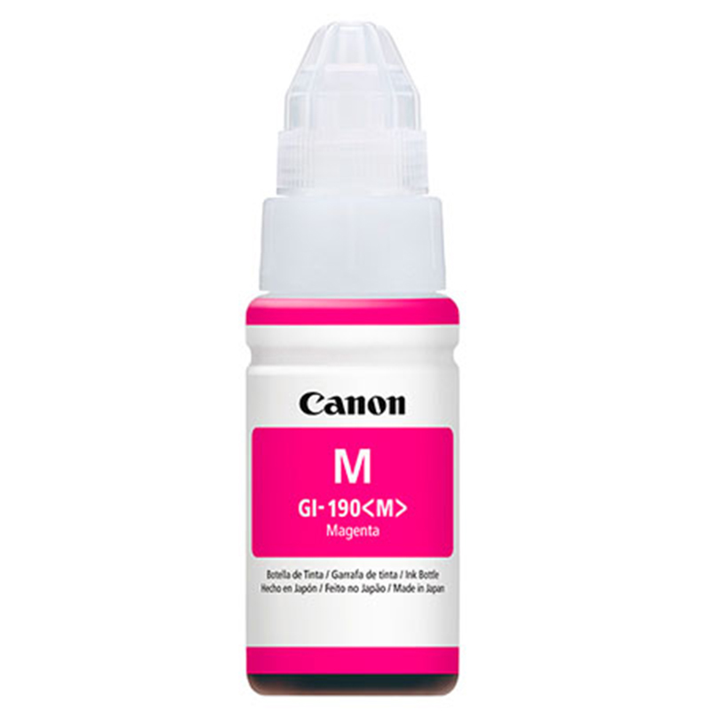 Botella de tinta Canon MAGENTA 70ml. GI-190M