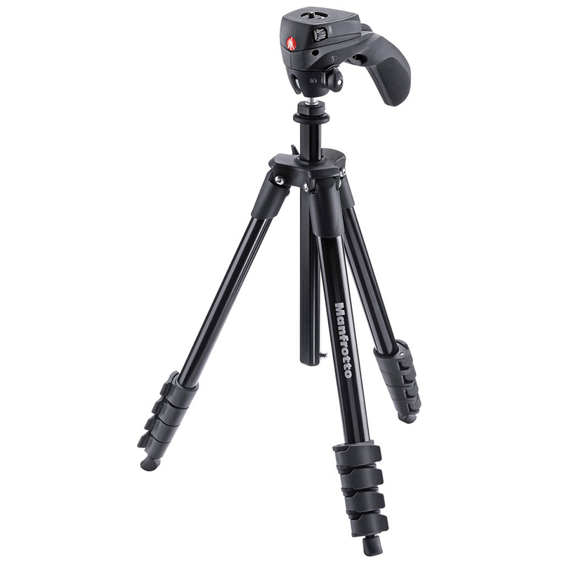 Tripié Manfrotto MKCOMPACTACN con Cabeza Compact Action