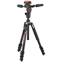 Tripié Manfrotto BeFree ALPHA con Cabeza de 2 Manerales MKBFRLA-3W