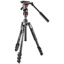 Tripié Manfrotto BeFree Live con Cabeza de Video y Funda (MVKBFR-LIVE)