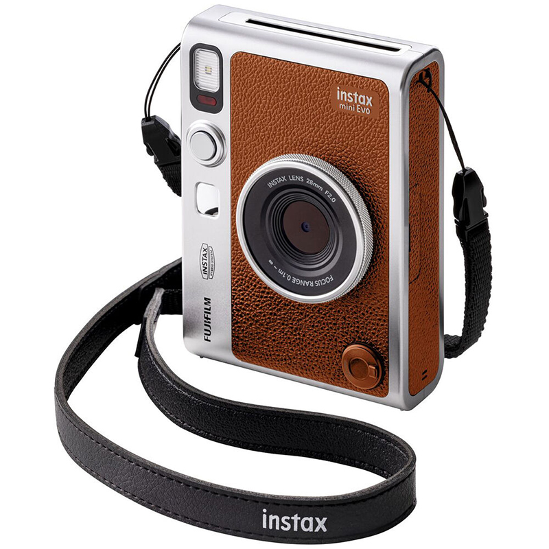 Cámara FujiFilm Instax Mini Evo (Café)