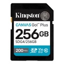 Memoria Kingston Canvas Go! Plus SDXC 256GB UHS-I U3 Clase 10 V30