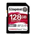 Memoria Kingston Canvas React Plus SDXC 128GB UHS-II U3 Clase 10 V60