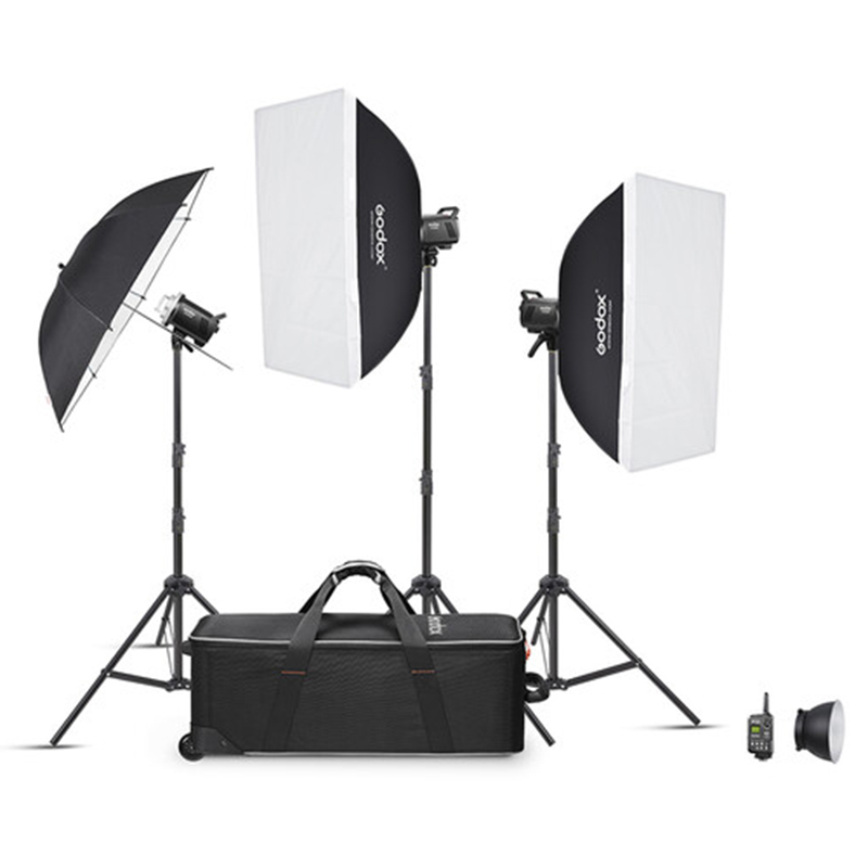 Kit de 3 Flash Godox MS200V-D