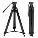 Tripié K&F Concept VA18 + Cabezal de Video VH081 (KF09.121)