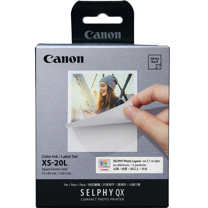 Papel Canon XS-20L para Selphy QX10/QX20