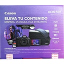Kit Cámara Canon EOS R50 (Negra) c/RF-s 18-45mm f/4.5-6.3 IS STM + Maleta + SD 64Gb + Garantía Extendida + Curso Introducción al Video