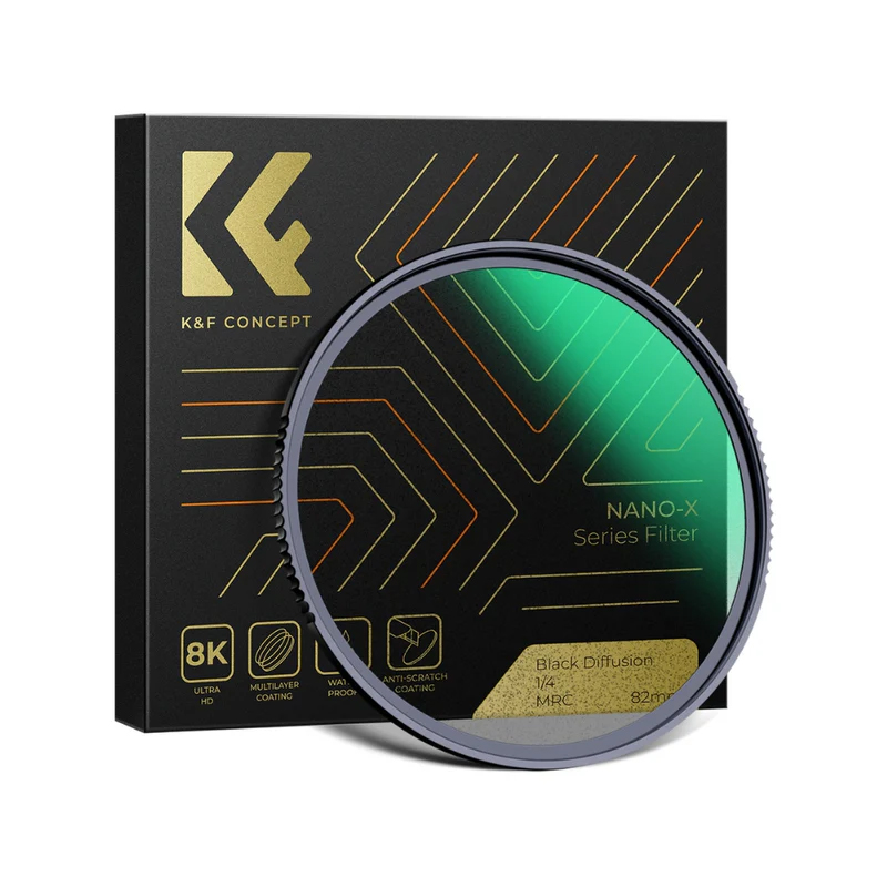 Filtro Black Mist 1/4 K&F Concept 82mm. Serie Nano-X (KF01.1484)