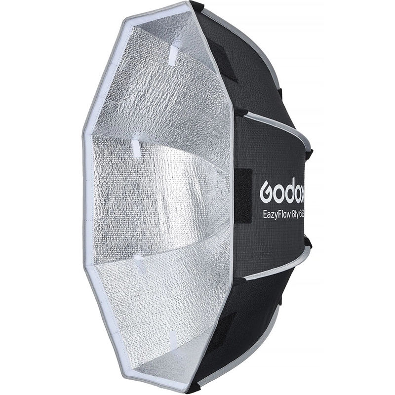 Beauty Dish Plegable Godox EazyFlow Negro/Plata 65cm (Bowens)