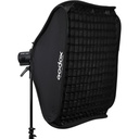 Caja Suavizadora Godox 60x60 cm. con Grid y Bracket S2 para Flash Speedlite SGGV6060