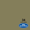 Ciclorama de Papel SAVAGE 1.35x11mts. #34 OLIVE GREEN