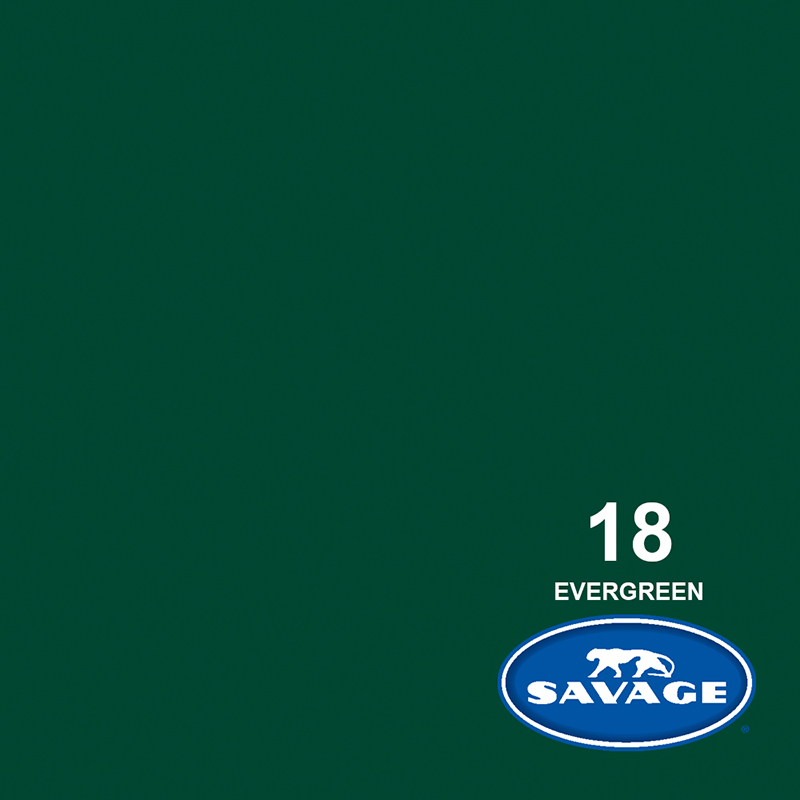 Ciclorama de Papel SAVAGE 2.18x11mts. #18 EVERGREEN