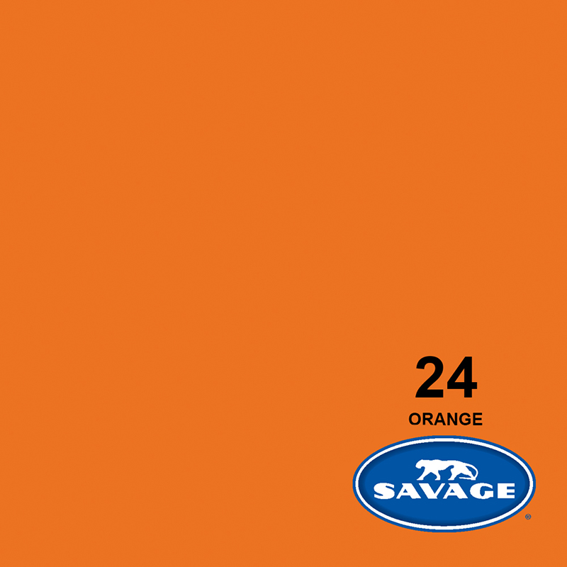 Ciclorama de Papel SAVAGE 2.18x11mts. #24 ORANGE