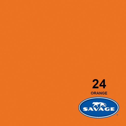 Ciclorama de Papel SAVAGE 1.35x11mts. #24 ORANGE