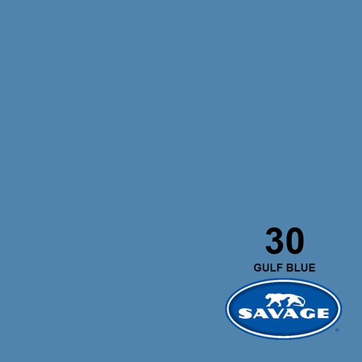 Ciclorama de Papel SAVAGE 1.35x11mts. #30 GULF BLUE