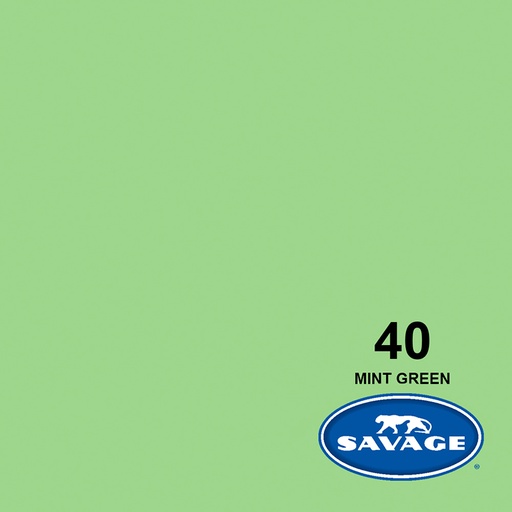 Ciclorama de Papel SAVAGE 1.35x11mts. #40 MINT GREEN