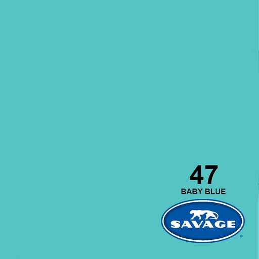 Ciclorama de Papel SAVAGE 1.35x11mts. #47 BABY BLUE