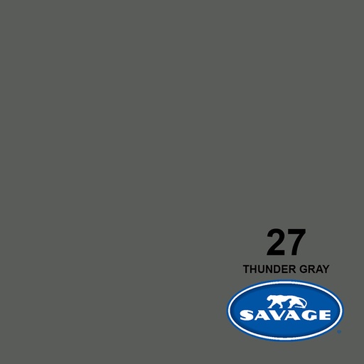 Ciclorama de Papel SAVAGE 2.18x11mts. #27 THUNDER GRAY