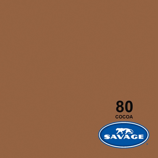 Ciclorama de Papel SAVAGE 2.18x11mts. #80 COCOA