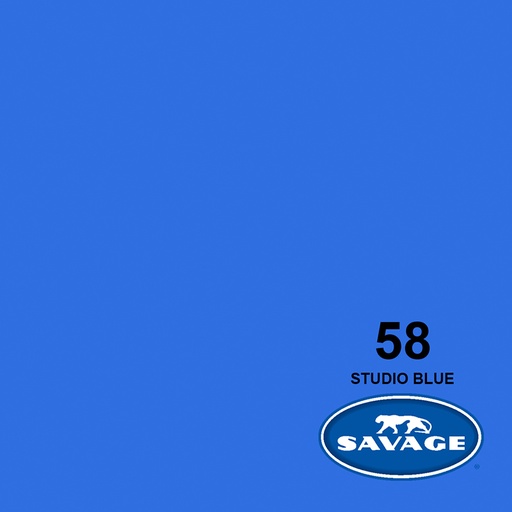 Ciclorama de Papel SAVAGE 2.72x11mts. #58 STUDIO BLUE