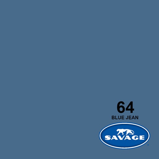 Ciclorama de Papel SAVAGE 2.72x11mts. #64 BLUE JEAN