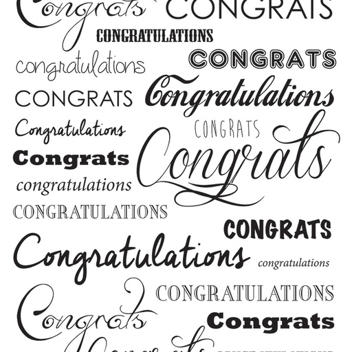 Ciclorama de Papel SAVAGE 1.35x5.5mts. IMPRESO (CONGRATULATIONS)