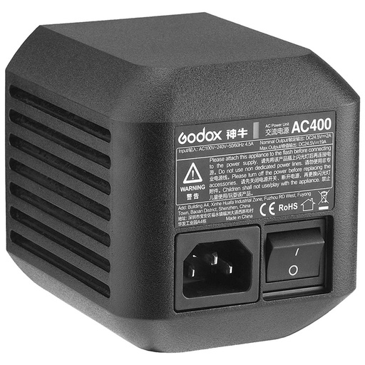 Adaptador de Corriente Godox AC400