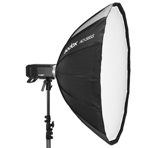 Caja Suavizadora Godox 85cm. Plata con Grid y 3 Reflectores Removibles AD-S85S