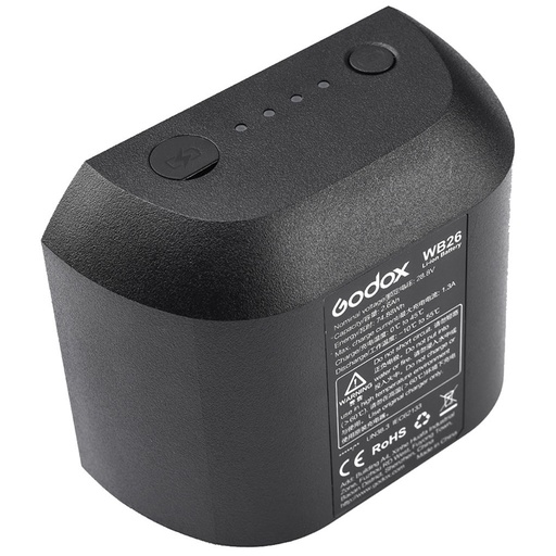 Batería Godox WB26 (2600mAh) para AD600Pro