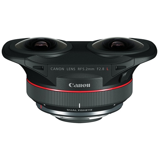 Lente Canon RF 5.2mm f/2.8L Dual Fisheye 3D VR (Sólo para EOS R5/R5C)