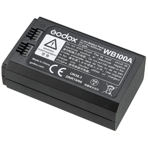 Batería WB100A 3000mAh para Flash Godox AD100Pro