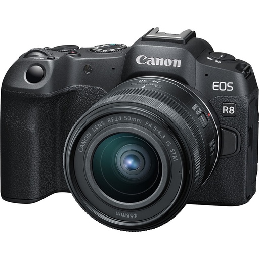 Cámara Canon EOS R8 c/RF 24-50mm f/4.5-6.3 IS STM