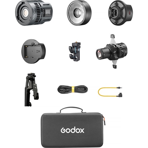 Kit Lámpara Led Godox RS60R 1K con Accesorio de Proyección + Estuche