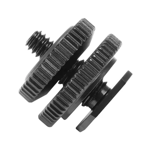 Adaptador de Zapata SmallRig 1631 con Rosca 1/4" y 3/8" (2 Piezas)