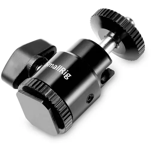 Cabeza de Bola Adaptador SmallRig 761 de Zapata Fría a Rosca de 1/4" 