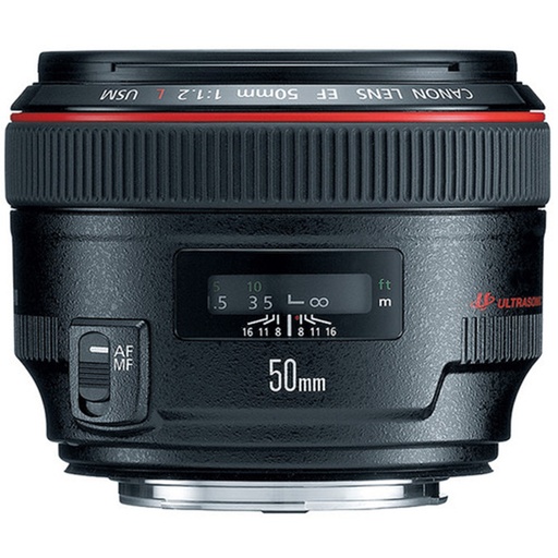 Lente Canon EF 50mm f/1.2L USM