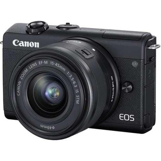 Cámara Canon EOS M200 con Lente EF-M 15-45mm IS STM