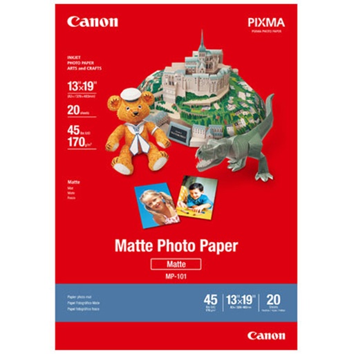 Papel Canon 13x19" Mate MP-101 con 20 hojas