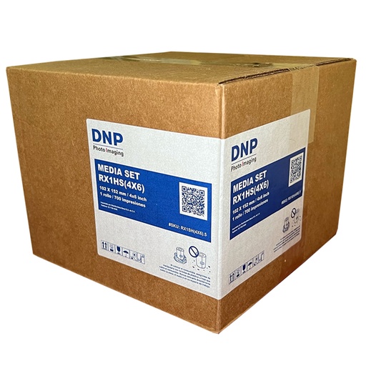 Kit de Impresión 4x6 DNP para Impresora DS-RX1HS para 700 Impresiones