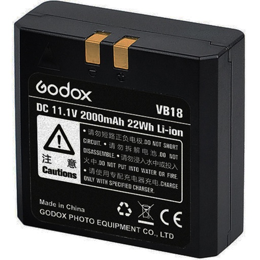 Batería VB18 para flash Godox Series Ving 850 y 860.